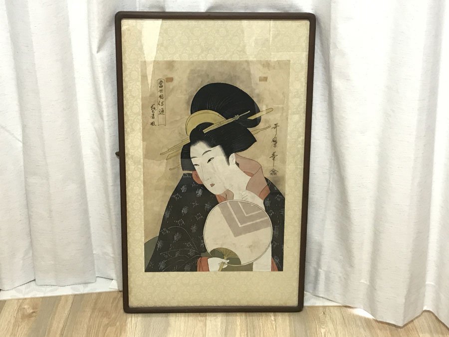 喜多川歌麿 哥麻呂 歌麻呂 富世風俗通 芸者風 浮世絵 木版画 喜多川歌麿 哥麻呂 歌麻呂 富世風俗通 芸者風 浮世絵 木版画