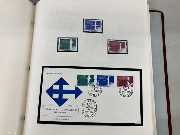 外国切手 海外切手 フィンランド 多数 おまとめ アルバム 切手 コレクション 趣味 ジャンクK8415626_画像7