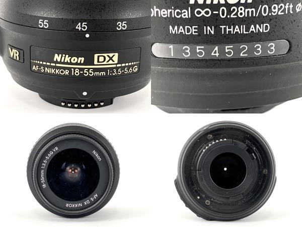 Nikon D5000 デジタル一眼レフカメラ ダブルズームキット ジャンク Y8416357_画像3
