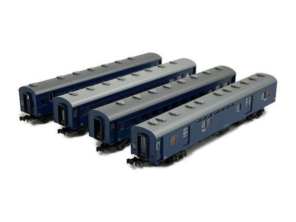 KATO 10-034-1 旧型客車 4両セット ブルー Nゲージ 鉄道模型 中古 美品 N8420646