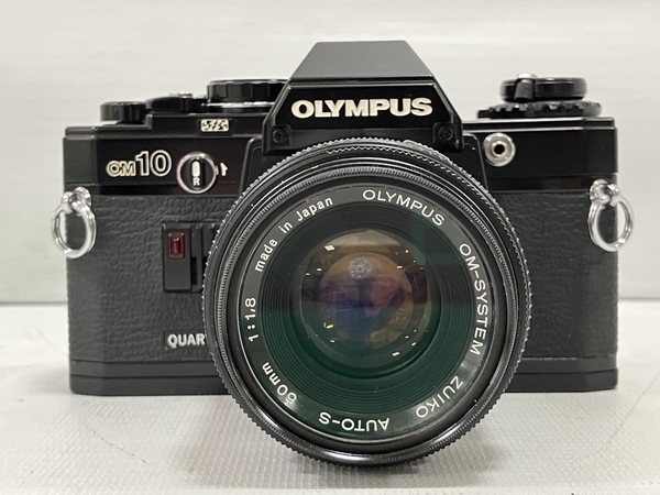 OLYMPUS OM10 50mm F1.8 OM-SYSTEM TELEPLUS MC4 フィルムカメラ ボディ レンズ セット オリンパス ジャンク H8413624_画像1