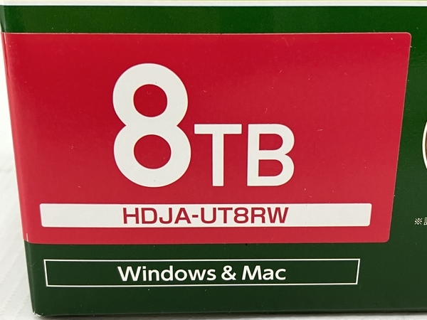 IODATA HDJA-UT8RW 外付 ハードディスク HDD 8TB 未開封 未使用 N8375360_画像8