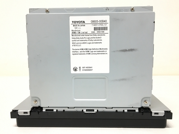 NSZT-Y68T. TOYOTA カーナビ 08605-00B40 12V Yahoo!オークション - TOYOTA 08605-00B40 NSZT-Y68T カー ナビ