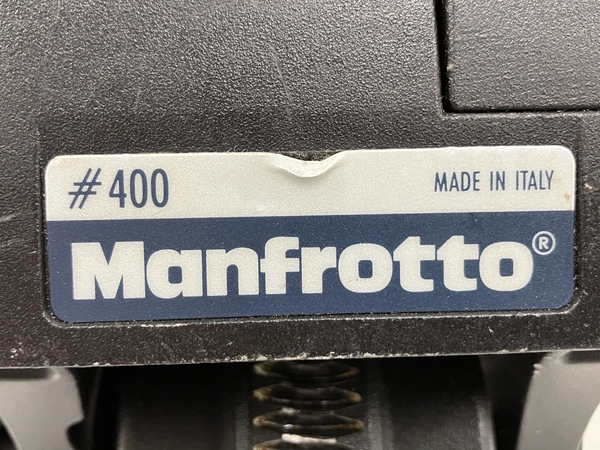 Manfrotto #400 雲台 ギア雲台 望遠 マンフロット プレート 機材 中古 O8414013_画像2