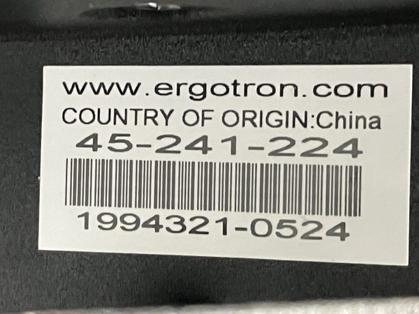 ergotoron 45-241-224 エルゴトロン モニターアーム デスクアーム PC周辺機器 中古 S8419719_画像10
