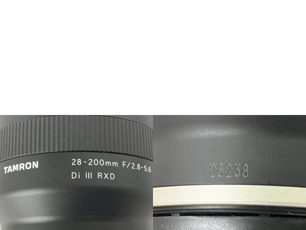 TAMRON 28-200mm F2.8-5.6 Di III RXD カメラ レンズ タムロン 中古 Y8427886_画像4