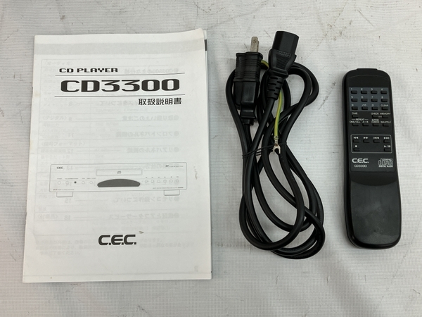 C.E.C CD3300 CDプレーヤー オーディオ機器 音響機材 中古 C8396724_画像2