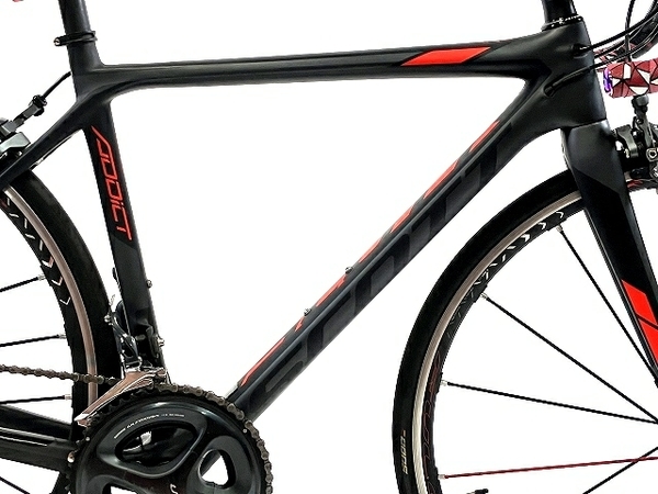 SCOTT ADDICT20 ロードバイク ブラック 自転車 XSサイズ 外装 2x11段 中古 T8421717_画像2