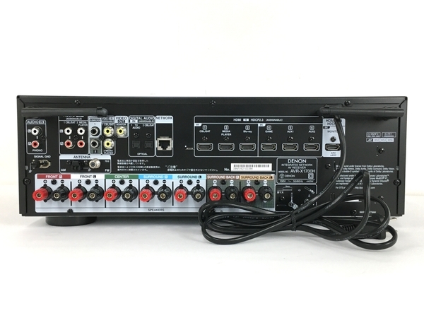 DENON AVR-X1700H AVレシーバー 2021年製 音響機材 中古 Y8435674_画像8