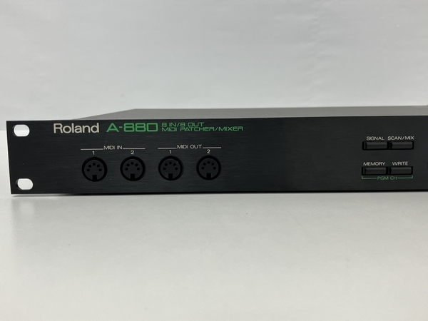 Roland A-880 MIDIパッチベイ ミキサー 音響機材 ローランド ジャンク Z8439334_画像9