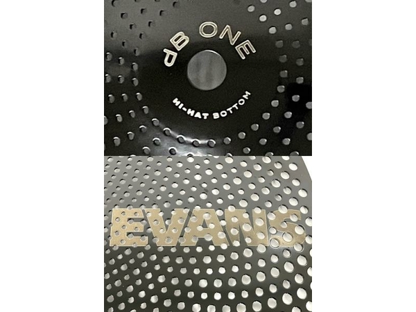 EVANS エバンス DB ONE CYMBALS 5枚 シンバル セット バッグ付 ライド クラッシュ ハイハット 中古 良好 Y8416505_画像4