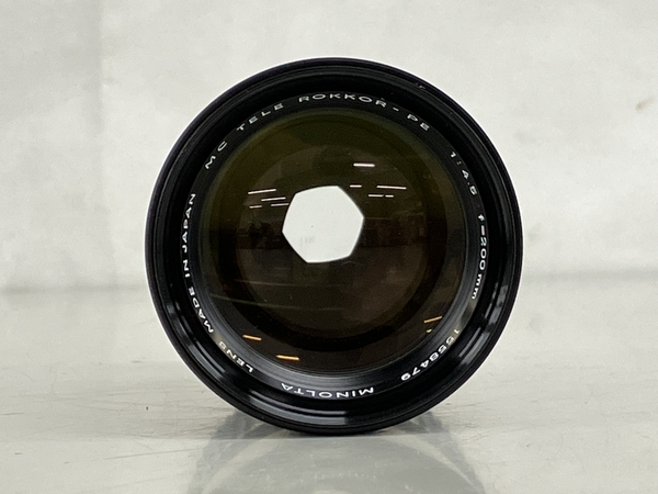【1円】MINOLTA MC TELE ROKKOR-PE 1:4.5 F=200mm カメラ レンズ ジャンク K8178079_画像3