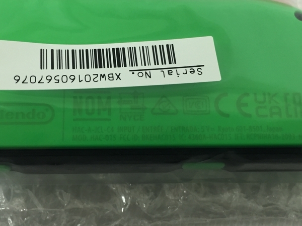 Nintendo Switch Joy-Con ネオングリーン/ネオンピンク コントローラー 任天堂 スイッチ ジョイコン 未使用 G8445288_画像4