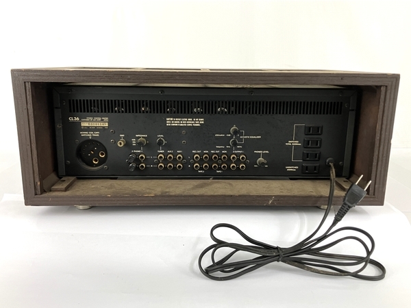 LUXMAN CL36 真空管 プリアンプ ウッドケース付き 音響機材 ジャンク Y8441266_画像6