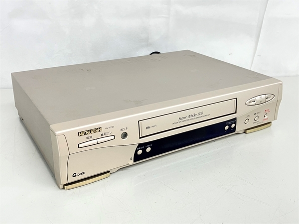 MITSUBISHI HV-MY30 VHS ビデオカセットレコーダー プレーヤー ジャンク K8447881_画像1