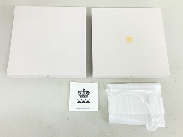 ROYAL COPENHAGEN ロイヤルコペンハーゲン イヤープレート 2020 ディッシュスタンド付き 未使用 K8445492_画像2