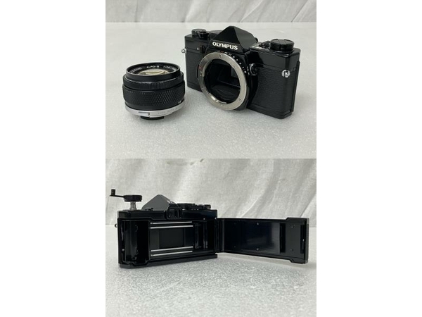 OLYMPUS M-1 OM-1初期型 パーツ混成 ブラック後塗り品 フィルムカメラ M-SYSTEM G.ZUIKO AUTO-S 50mm F1.4 レンズ ジャンク S8447301_画像4