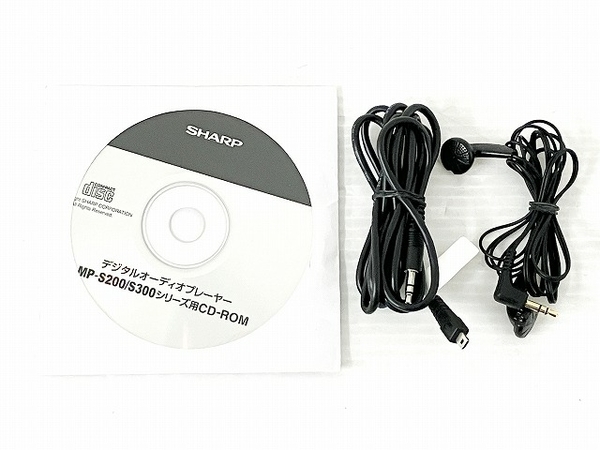 SHARP MP-S200 デジタルオーディオプレーヤー 512MB USB 音響機材 シャープ 中古 O8339512_画像2