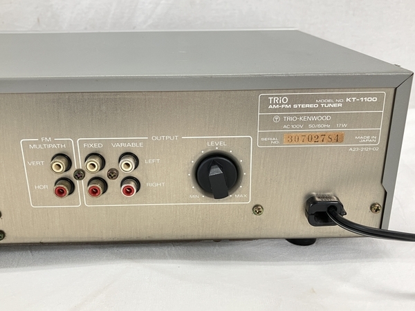 TRIO KT-1100 AM FM チューナー ジャンク W8450013_画像8