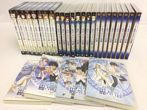 とある魔術の禁書目録 I~III 各全8巻 + PLEASURE DISC 4巻 セット DVD アニメ 中古 良好 G8450796_画像1