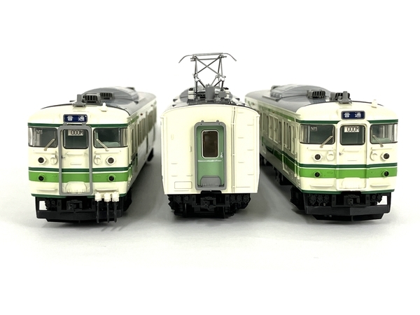 TOMIX HO-037 JR 115 1000系近郊電車 新潟色 緑 セット 鉄道模型 HOゲージ 中古 Y8448207_画像9