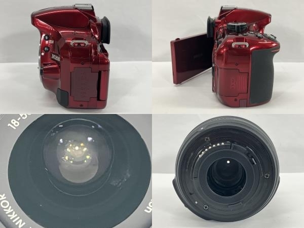 Nikon D5200 一眼レフカメラ 18-55mm 1:3.5-5.6G VRレンズキット レッド ニコン 中古 W8459399_画像7