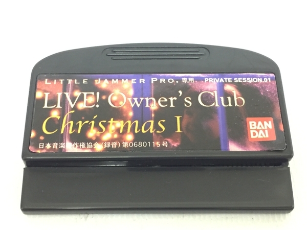 BANDAI LITTLE JAMMER PRO. Live! Owner's Club Christmas I カートリッジ リトルジャマープロ バンダイ 中古 G8457136_画像1