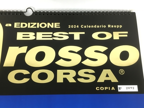 RAUPP カレンダー ROSSO CORSA フェラーリ 2024 オフィシャルカレンダー 未使用 Y8456903_画像4