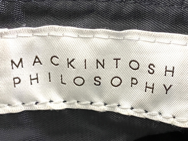 MACKINTOSH PHILOSOPHY マッキントッシュフィロソフィー ショルダーバッグ ナイロン ブラック 中古 Y8452840_画像2