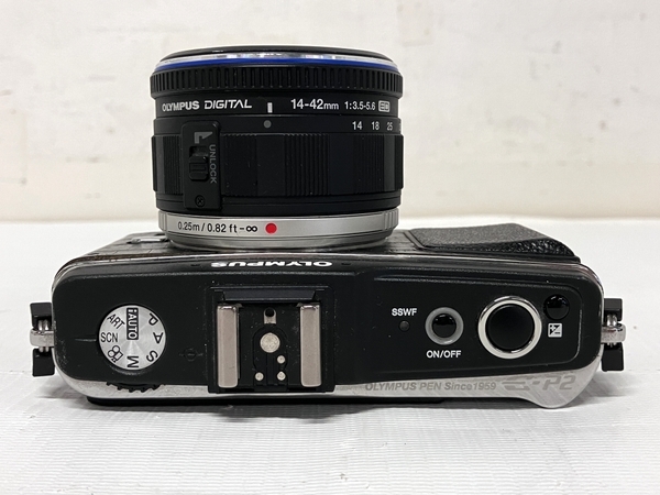 OLYMPUS PEN E-P2 ミラーレス 一眼 カメラ M.ZUIKO DIGITAL 14-42mm F3.5-5.6 レンズ セット 趣味 カメラ ジャンク F8427263_画像5