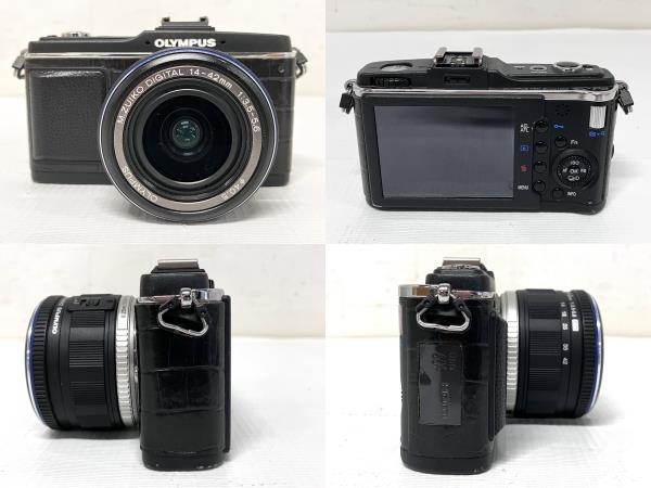 OLYMPUS PEN E-P2 ミラーレス 一眼 カメラ M.ZUIKO DIGITAL 14-42mm F3.5-5.6 レンズ セット 趣味 カメラ ジャンク F8427263_画像4