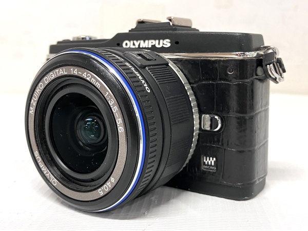 OLYMPUS PEN E-P2 ミラーレス 一眼 カメラ M.ZUIKO DIGITAL 14-42mm F3.5-5.6 レンズ セット 趣味 カメラ ジャンク F8427263_画像1
