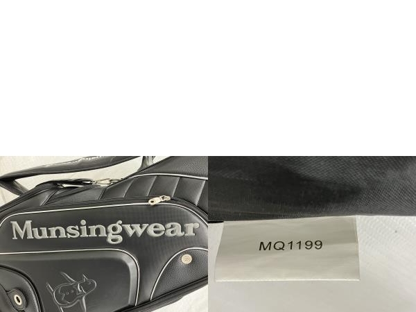 Munsingwear MQ1199 キャディバック カバー付き ゴルフバック マンシングウェア 中古 Y8396390_画像3