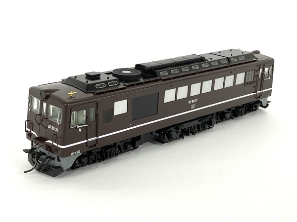 TOMIX HO-201 DF50形 ディーゼル機関車 茶 鉄道模型 HOゲージ 中古 Y8471598_画像1