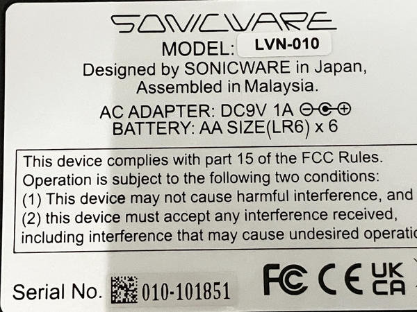 SONICWARE LIVEN 8bit warps LVN-010 ソニックウェア 中古 美品 B8463455_画像9