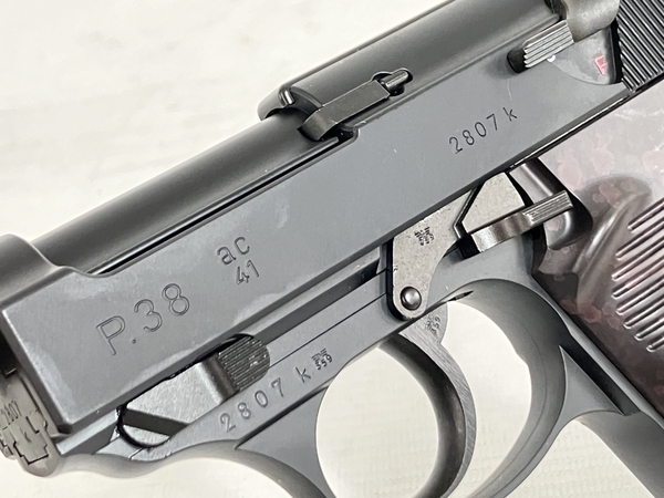 マルゼン ワルサー P38 ブローバック ブラックモデル MARUZEN Walther ガスガン 中古 美品 N8470713_画像5