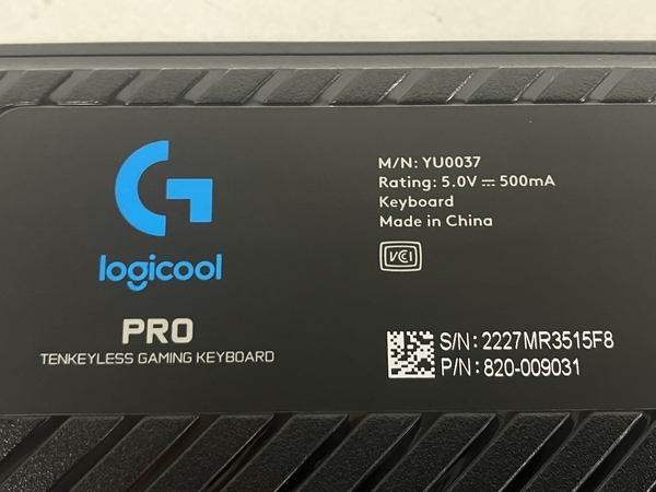 Logicool YU0037/G703 ゲーミング キーボード・ワイヤレスマウス 2点セット PC周辺機器 ロジクール 中古 S8452033_画像8