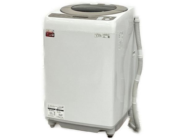 SHARP ES-KSV9E-N 全自動洗濯機 9kg 2021年製 家電 シャープ 中古 楽 N8355954_画像1