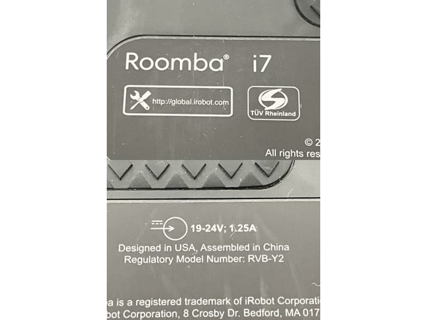 iRobot Roomba i7 RVB-Y2 ロボット 掃除機 クリーンベース ADE-N1 アイロボット ルンバ 中古 Z8336057_画像2