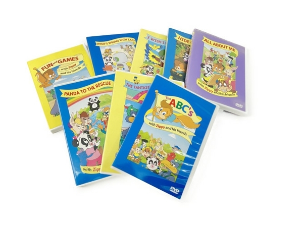 DWE ディズニー英語システム Zippy ズィッピー DVD Zippy and his friends ジッピー 8巻 中古 Z8462888_画像1