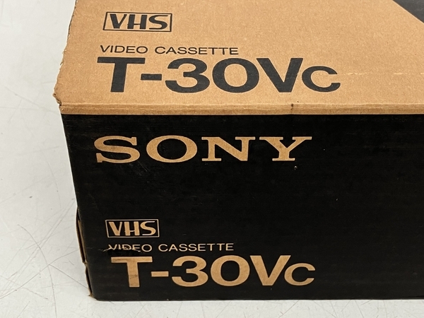 SONY T-30Vc VHS テープ T-30 未開封 ビデオテープ 10本 セット 未使用 K8481689_画像2