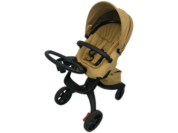 STOKKE XPLORY X ベビーカー ストッケ エクスプローリー イエロー 新生児 子供 ベビー 中古 美品 楽 N8450780_画像1