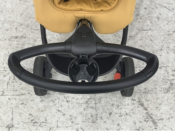 STOKKE XPLORY X ベビーカー ストッケ エクスプローリー イエロー 新生児 子供 ベビー 中古 美品 楽 N8450780_画像4