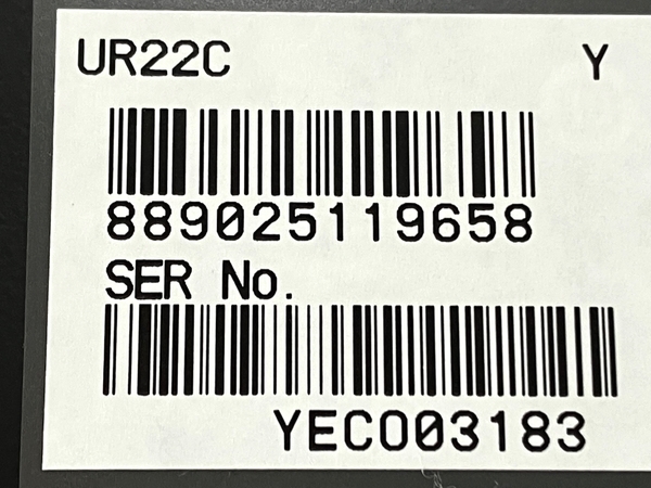 Steinberg UR22C オーディオインターフェース スタインバーグ 音響 中古 Y8478480_画像5