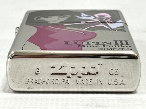 ZIPPO ルパン三世 The Reflection 峰不二子 オイルライター ジッポー ジャンク H8462946_画像4