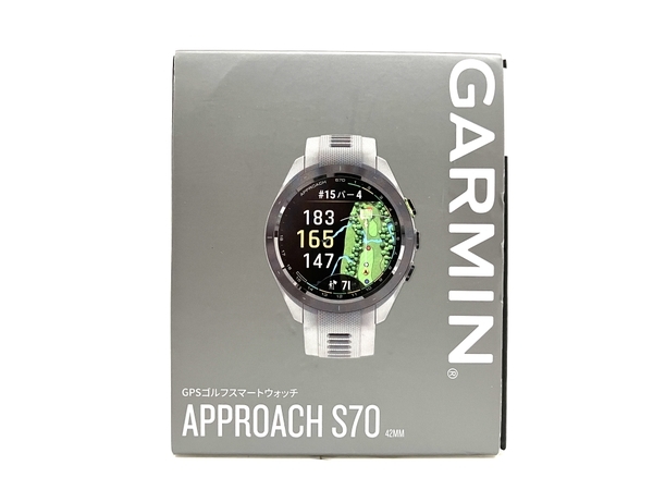 GARMIN Approach S70 GPS ゴルフスマート ウォッチ 42mm 中古 美品 O8435181_画像3