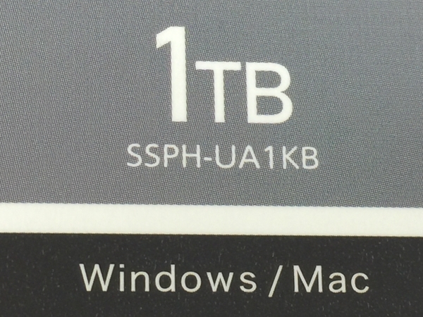 IO DATA SSPH-UA1KB 1TB USB 3.2 Gen 1(USB 3.0)/2.0 対応 ポータブル SSD 中古 Y8474151_画像4