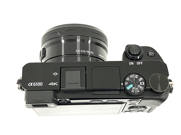 SONY α6100 ILCE-6100 ミラーレス 一眼 カメラ パワーズームレンズキット ソニー 中古 O8411763_画像7