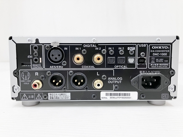 ONKYO DAC-1000 D/Aコンバーター オーディオ機器 音響機材 オンキョー 中古 O8483545_画像7