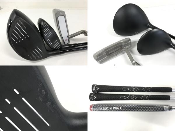 Callaway WARBIRD ドライバー フェアウェイ ウッド アイアン パター ゴルフ クラブ 10本 セット キャディ バッグ 付き 中古 美品 F8477463_画像6